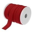 thumbnail image 1 of Uxcell 1" Double Fold Bias Tape Continuous Bulk Bias Tape for Sewing Seaming Wine Red 25 Yards, 1 of 7