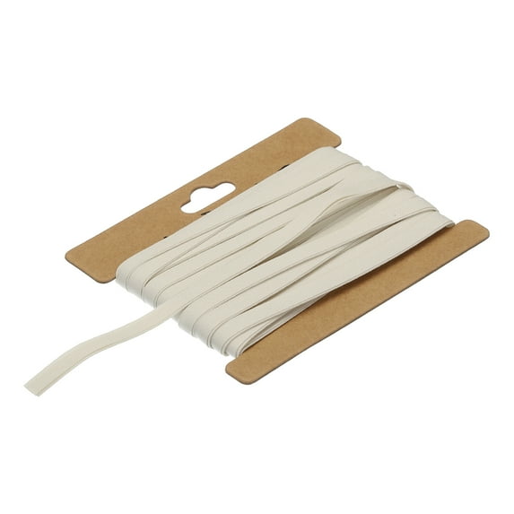Uxcell Double Fold Bias Tape Continuous Bulk Bias Tape for Sewing Seaming Quilting Hemming Binding Crafts Light White