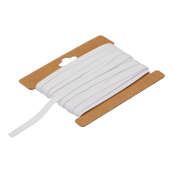 Uxcell Double Fold Bias Tape Continuous Bulk Bias Tape for Sewing Seaming Quilting Hemming Binding Crafts White