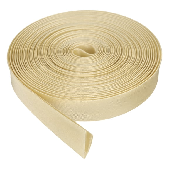 Uxcell 5/8" x 5.5 Yards Double Fold Bias Tape for Sewing Light Earthy Yellow