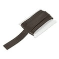thumbnail image 1 of Uxcell Double Fold Bias Tape 1 inch x 6 Yards Satin Pre-fold Tape Dark Brown, 1 of 5