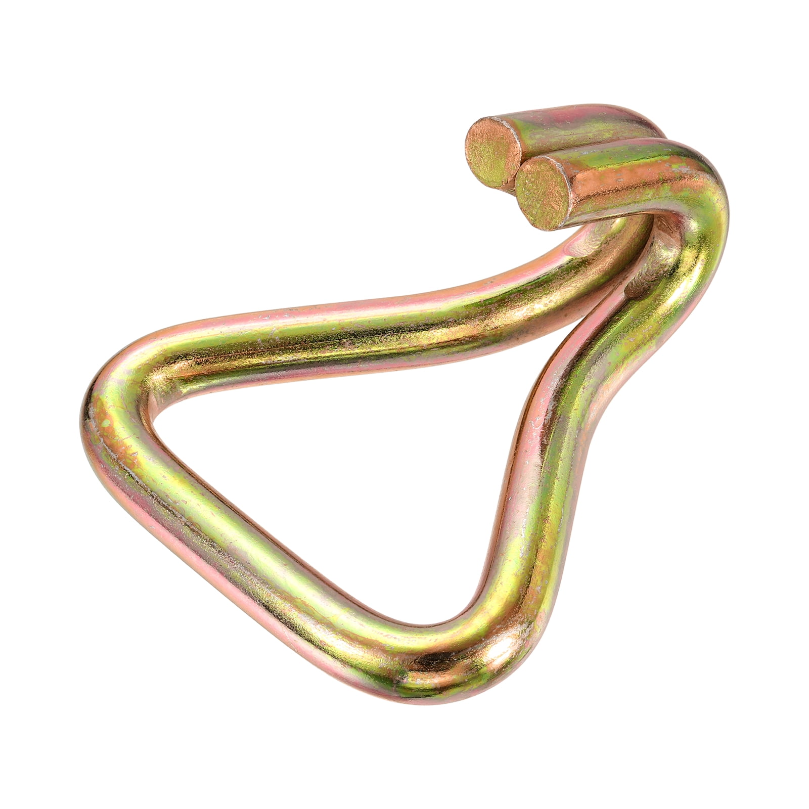 Uxcell Double J Hook, 16.5mm Dia 15432 lbs Ratchet Strap Tie Down Hook for 4" Tie Down Straps Wedding, Cars Trucks Trailers, Double Row Hooks Binder Accessories