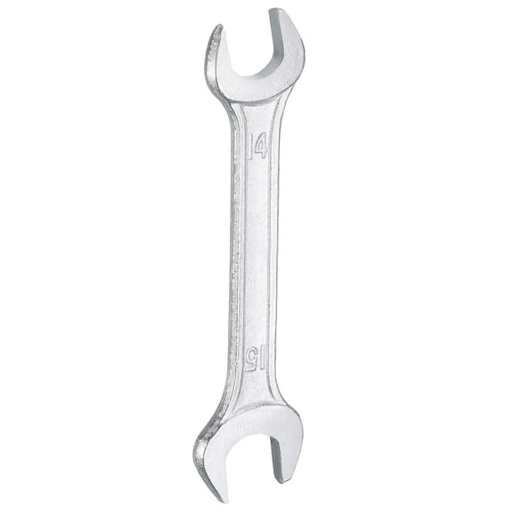 Uxcell Double Open End Wrench 14mm x 15mm Metric U-Shaped Spanner