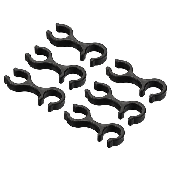 Uxcell Double Rod Buckle Connector Walking Stick Accessories Trekking Pole Clips 6 Pack