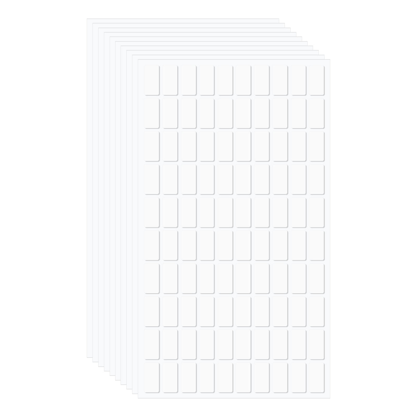 Uxcell Double Sided Adhesive Dots, 1000 Pack Clear Sticky Tack Rectangle Mounting Putty