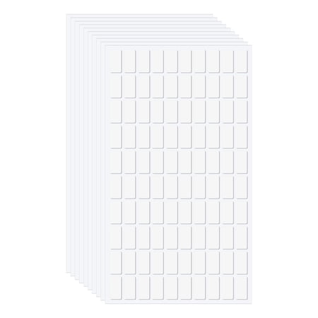 Uxcell Double Sided Adhesive Dots, 1000 Pack Clear Sticky Tack Rectangle Mounting Putty Removable Adhesive Putty