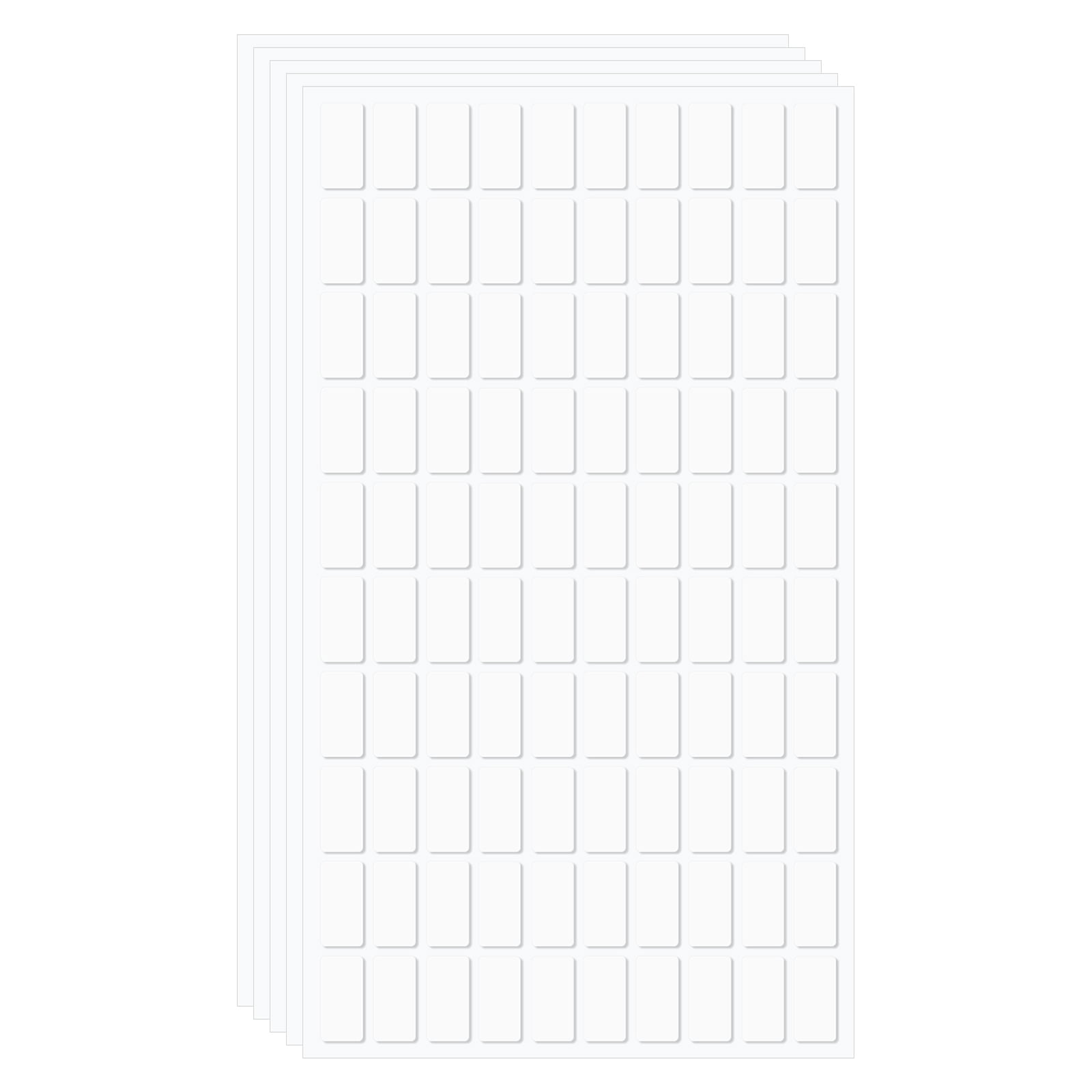 Uxcell Double Sided Adhesive Dots, 500 Pack Clear Sticky Tack Rectangle