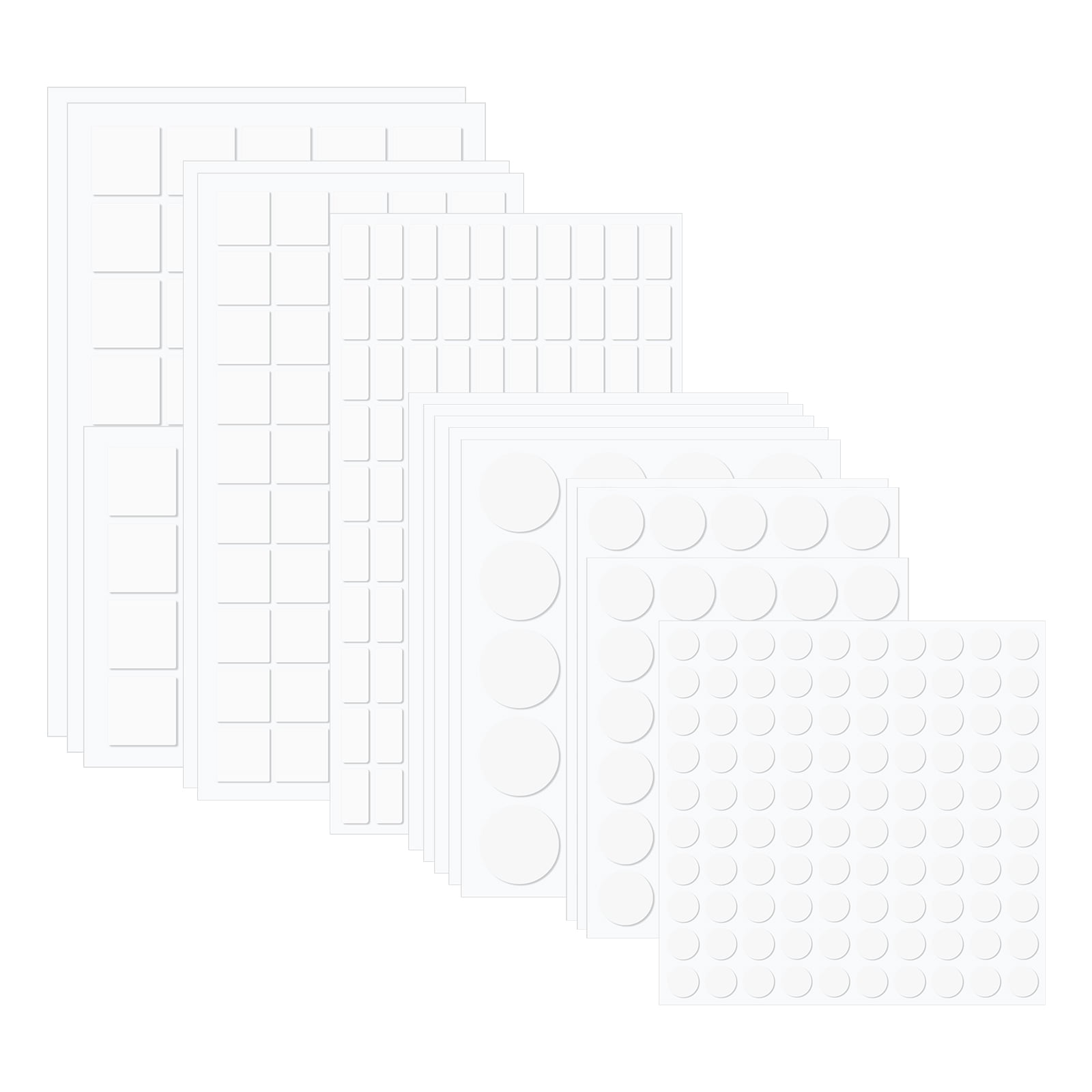 Uxcell Double Sided Adhesive Dots, 600 Pack Clear Sticky Tack Mounting