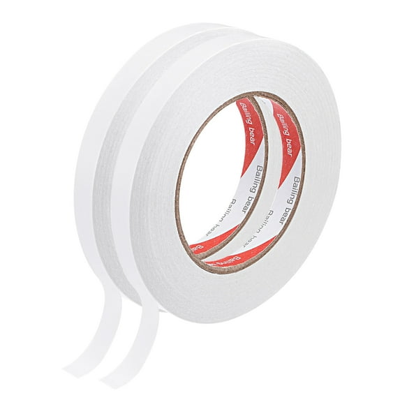 Uxcell Double-Sided Adhesive Tapes Paper Backing for DIY Arts Crafts Scrapbook 12mm