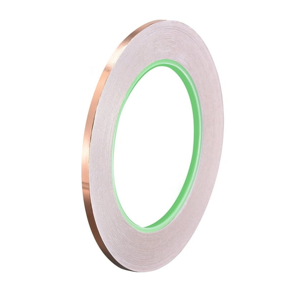 Uxcell Double Sided Conductive Tape Copper Foil Tape 1pcs Size:4mm x 30m/98.4ft