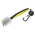 thumbnail image 1 of Uxcell Double Sided Retractable Cord Clip Cover Dust Groove Cleaner Golf Club Brush Yellow, 1 of 6
