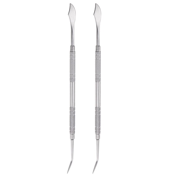Uxcell Double Sided Wax Clay Sculpting Tool Angled Smoother Knife 6.3" Length 2 Pack
