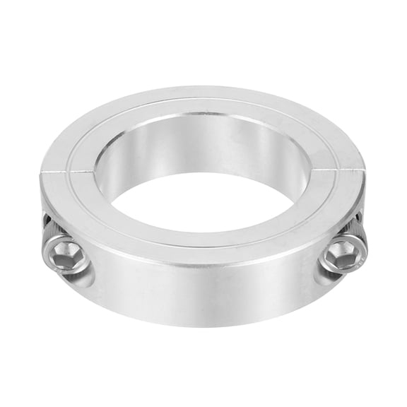 Uxcell Double Split Shaft Collar 1-7/8" Bore, Two-Piece Clamping Collar 2-7/8" OD, Clamp-On Set Screw Collars (2024 Aluminum)