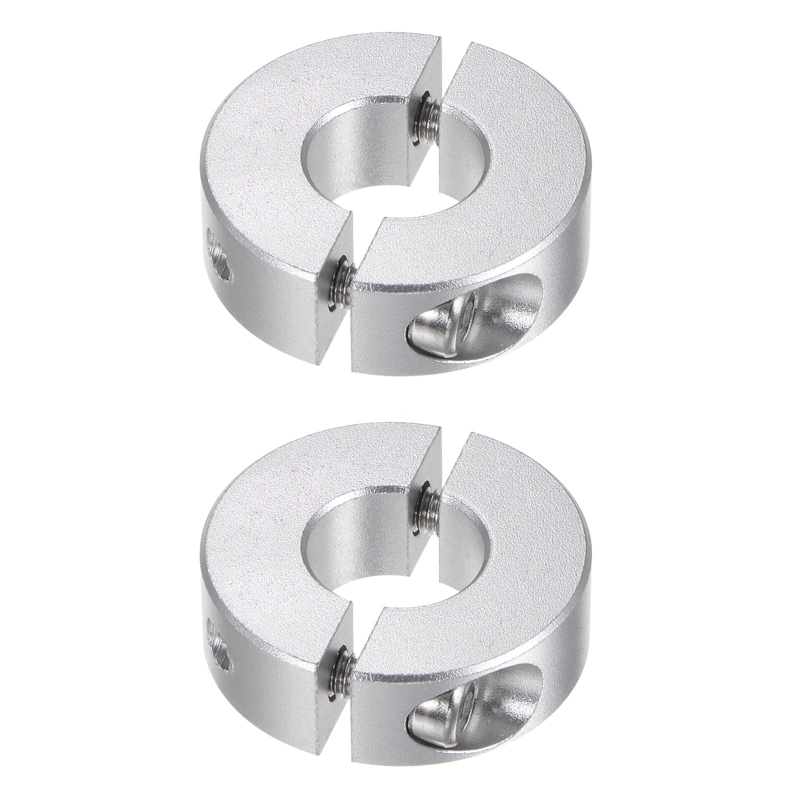 Uxcell Double Split Shaft Collar 13mm Bore Clamp-On Collars, 30mm OD ...