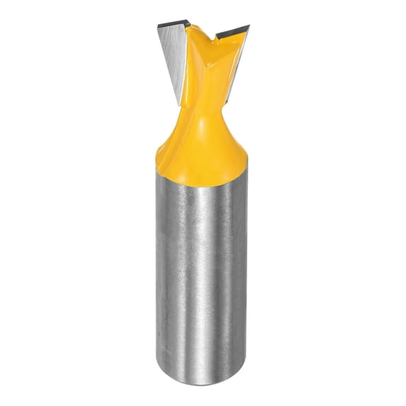 Uxcell Dovetail Router Bits 1/2" Diameter 1/2" Shank 14 Degree Dovetail Joint Bit