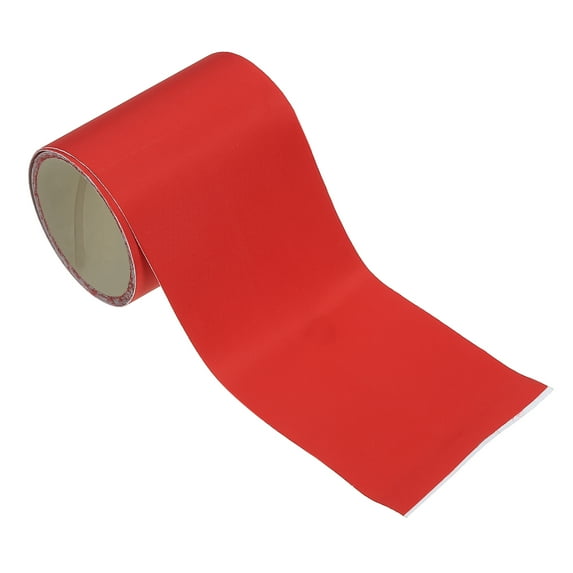 Uxcell Down Jacket Repair Patch 59" x 2", 1 Pack Self Adhesive Nylon Fabric Patch, Red