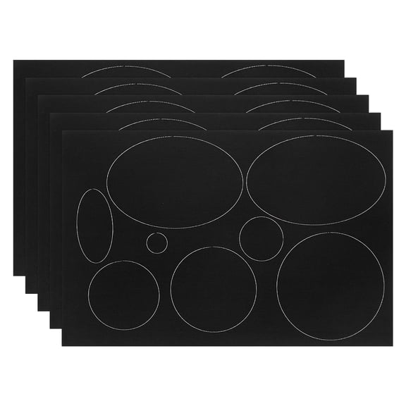 Uxcell Down Jacket Repair Patch, Nylon Down Jacket Patch Repair Kit Self Adhesive Oval Black 5 Pcs