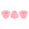 thumbnail image 1 of Uxcell Drain Pipe Seal Hose Silicone Plug Sewer Sealing Ring Connector, Pink 3 Pack, 1 of 5