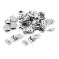 thumbnail image 1 of Uxcell Drawer Closet Spring Loaded Safety Latch Catch Toggle Hasp Silver Tone 4.9cm Long 20 Set, 1 of 1