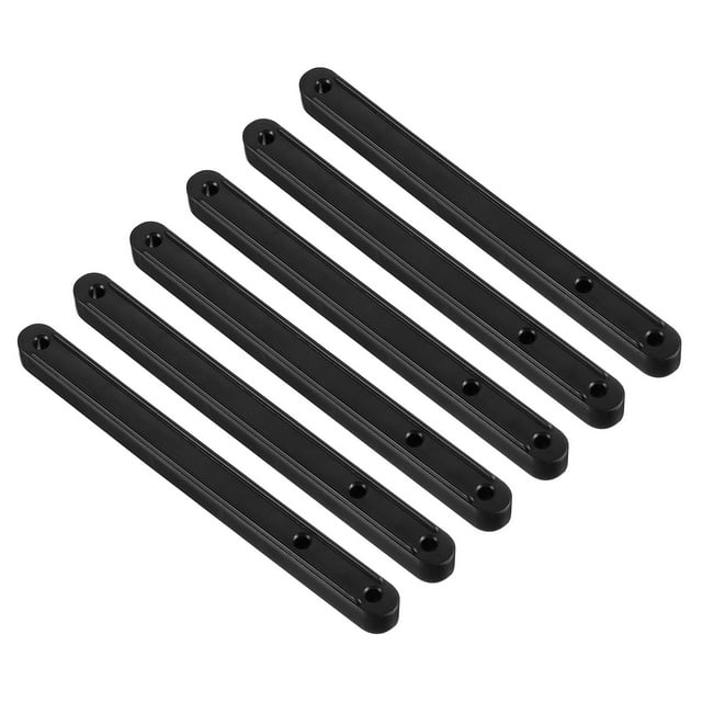Uxcell Drawer Slides, 6Pcs 180mm Plastic Drawer Rails, Side Mounted