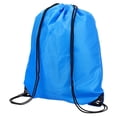 thumbnail image 1 of Uxcell Drawstring Bag Oxford Cloth Draw String Sack for Gym Outdoors, Sky Blue 10 Pack, 1 of 5