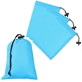 thumbnail image 1 of Uxcell Drawstring Bag with Toggle, Stuff Sack String Waterproof Travel Storage Bags for Gym Travel 6 x 8 Inch & 4 Pack & Sky Blue, 1 of 7