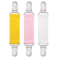 thumbnail image 1 of Uxcell Dress Clips, 3 Pack Sweater Shawl Scarf Clip(Pink, Yellow, White), 1 of 6