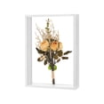 thumbnail image 1 of Uxcell Dried Flower Frame, 8 x 12 Inch Wooden Shadow Box Frame Double Acrylic Picture Frame [White], 1 of 7