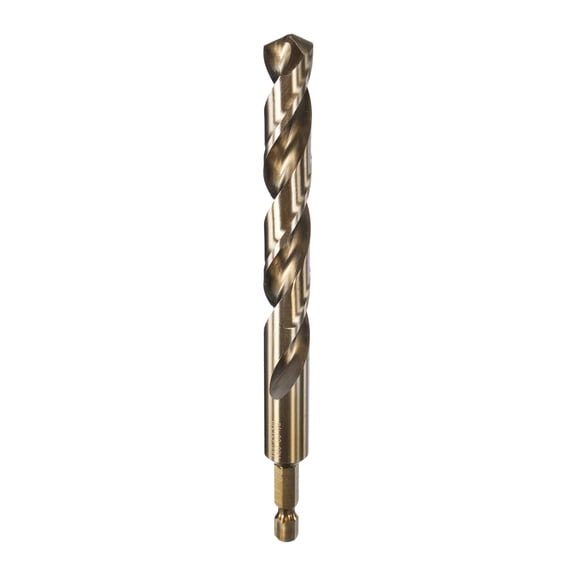 Uxcell Drill Bit 1/2" Gold Oxide M35 HSS Twist Drill Bit with 1/4" Hex Shank