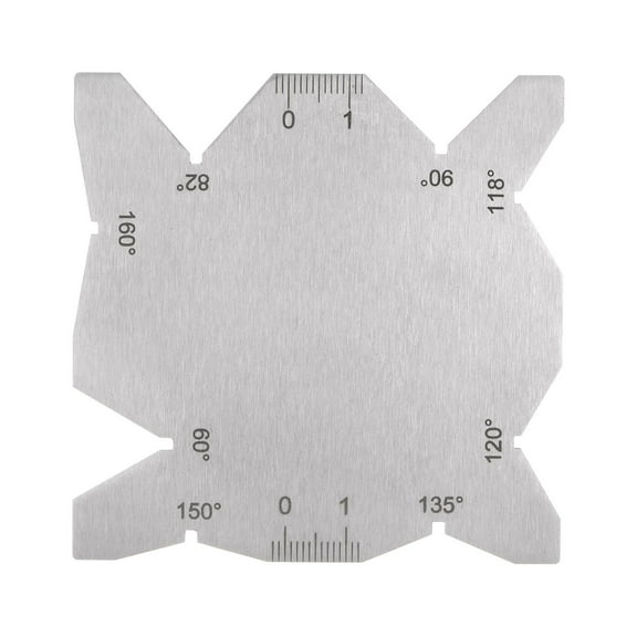 Uxcell Drill Bit Angle Gauges 60°-160° Drill Sharpening Gauge Stainless Steel  Angle Measuring Gage