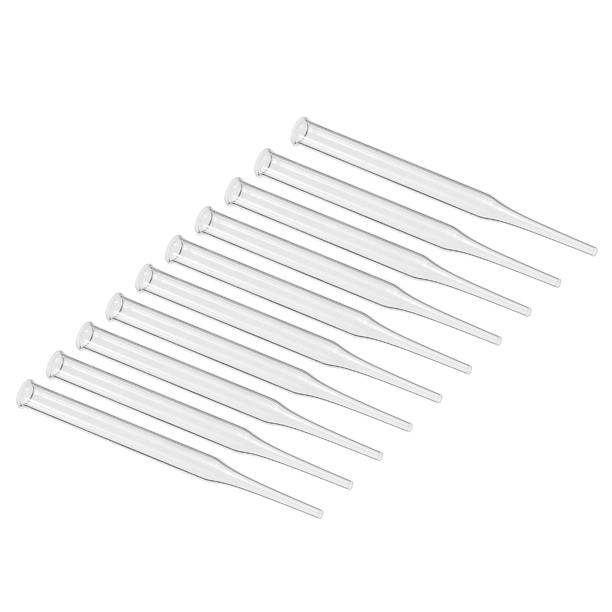 Uxcell Dropper Pipettes, 10pcs 3.54" Length Reusable Glass Pipette for