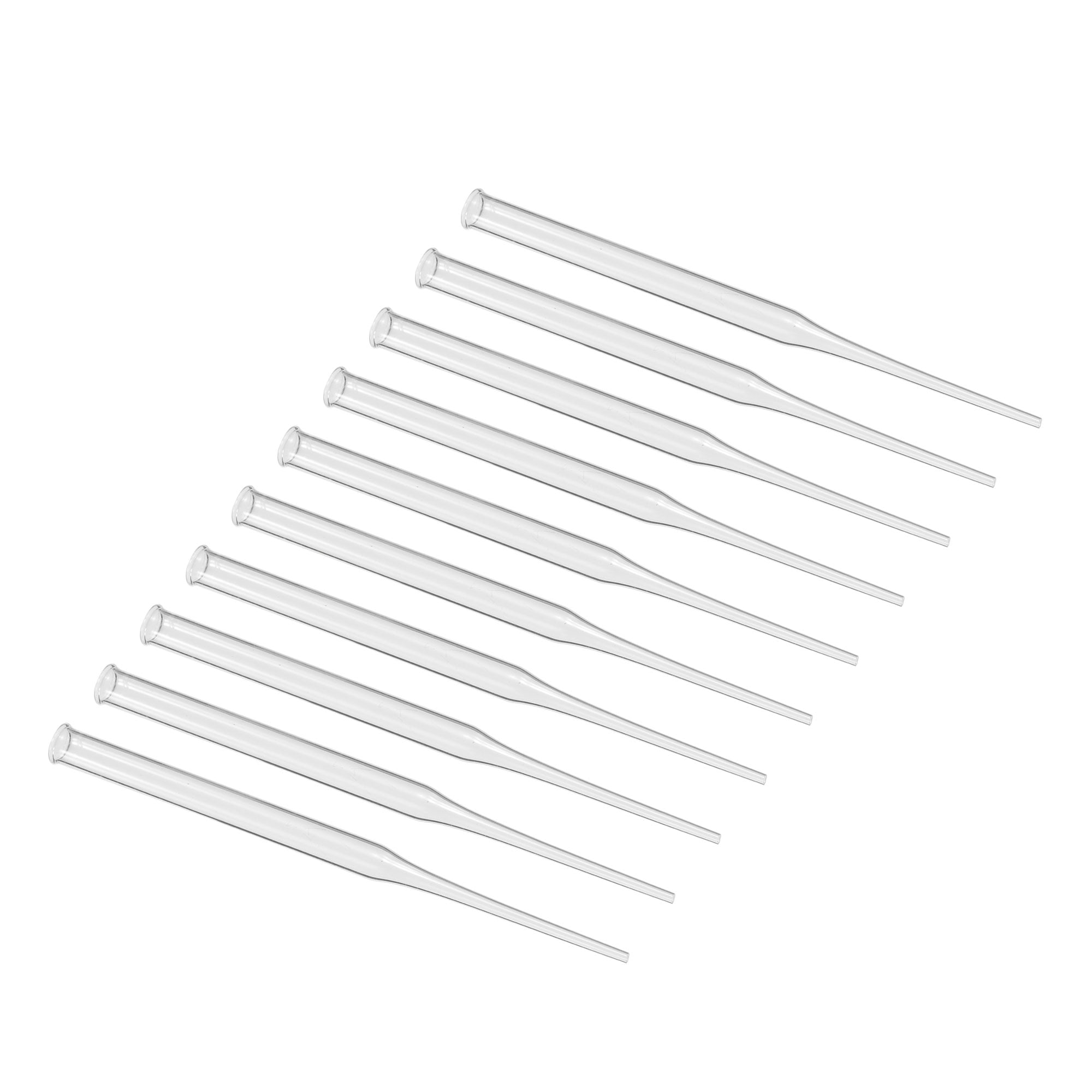 Uxcell Dropper Pipettes, 10pcs 4.72" Length Reusable Glass Pipette for