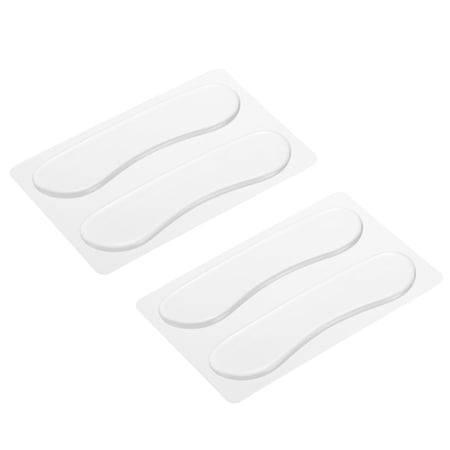 Uxcell Drum Dampeners Drum Gel Silicone Clear 100x25x2.5mm for Drums Cymbals Tone Control Pack of 4