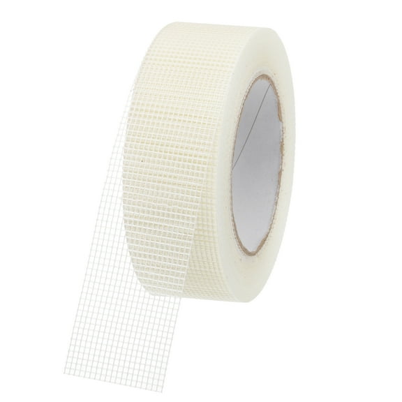 Uxcell Drywall Repair Mesh Tape, 1.8 Inch x 98 FT Fiberglass Adhesive Dry Wall Joint Tape 13 Mesh, White