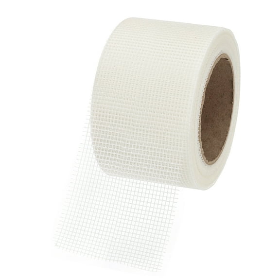 Uxcell Drywall Repair Mesh Tape, 3 inch x 82 Feet Fiberglass Adhesive Dry Wall Joint Tape 10 Mesh, White