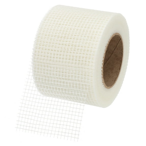 Uxcell Drywall Repair Mesh Tape, Fiberglass Patch Self-Adhesive Tape 4 inch x 164 Feet
