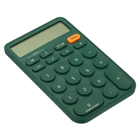 Uxcell Dual Function Timer Calculator with Large 8 Digit LCD Display Battery Powered, Green