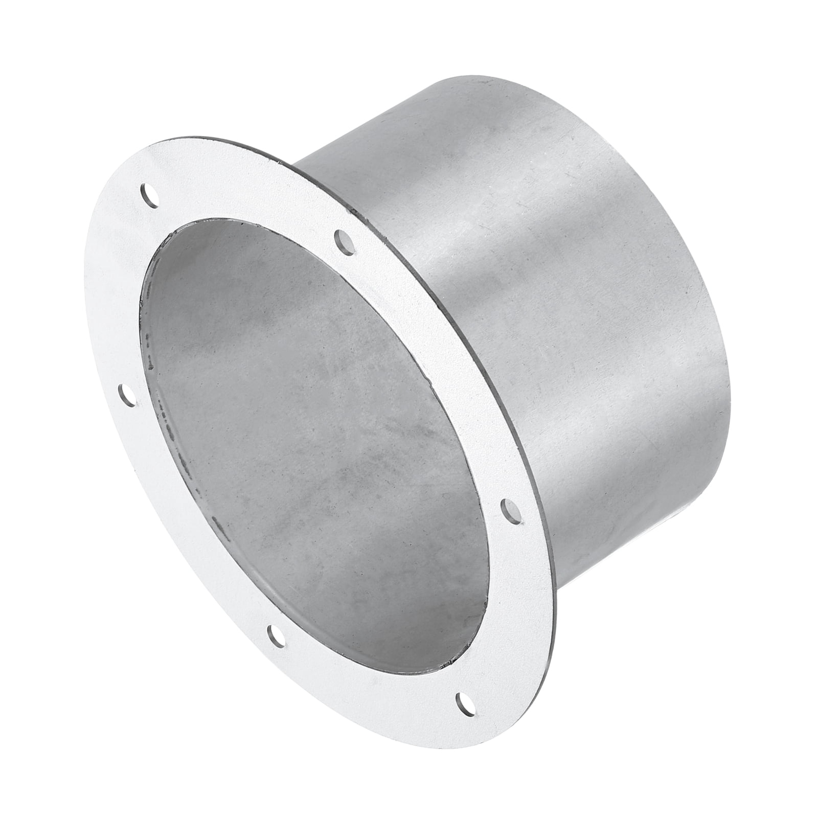 Uxcell Duct Connector Flange (5.9", Silver) -  Galvanised Steel Round Dust Collection Fittings Dryer Vent Exhaust Pipe Hose Flange, Fits Heating Cooling Ventilation HVAC System