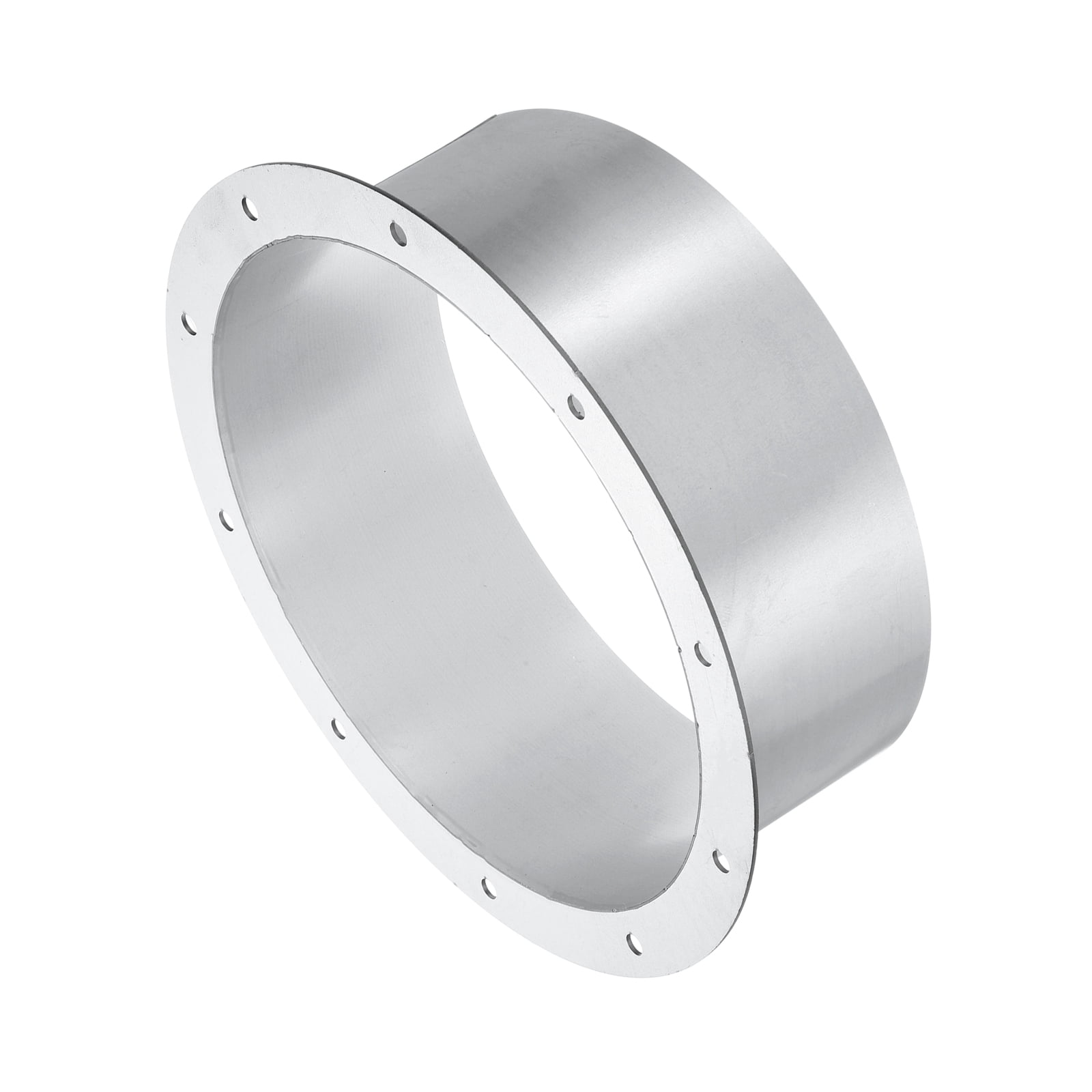 Uxcell Duct Connector Flange (9.8", Silver) -  Galvanised Steel Round Dust Collection Fittings Dryer Vent Exhaust Pipe Hose Flange, Fits Heating Cooling Ventilation HVAC System
