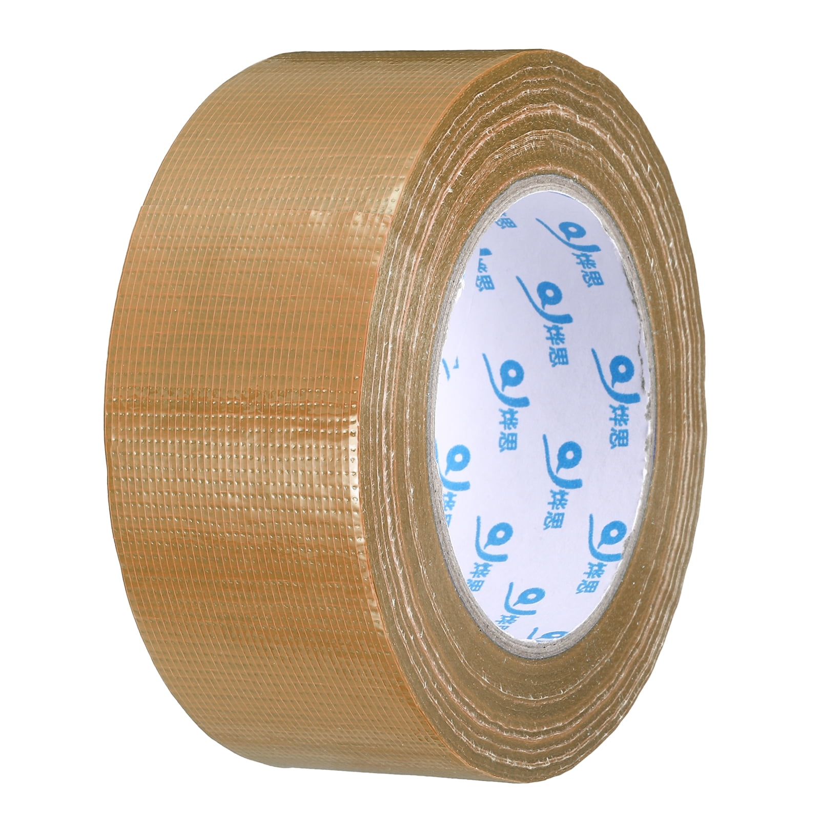 Uxcell Duct Tape (1.97 Inch x 49 Yards, Brown) Heavy Duty Industrial Duct Tape Easy Use Strong Adhesive No Residue, for Repairs Crafts Projects Home Improvement
