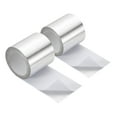 thumbnail image 1 of Uxcell Duct Tape, 3.94" x 65.6 Ft(21.8 Yd) 3.9 Mil Heavy Duty Aluminum Foil Tape Waterproof Insulation Heat Resistant for Ductwork HVAC Sealing Patching, 2 Roll, 1 of 7