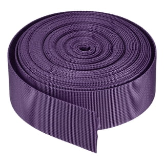 Uxcell Durable 1.5" Width Flat Nylon Webbing Strap for Backpacks and Luggage Racks Dark Purple