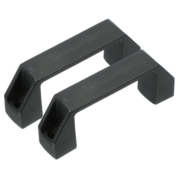 Uxcell Durable Plastic Pull Handles for Kitchen and Furniture Hardware Use 90mm Black