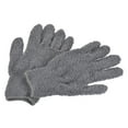 thumbnail image 1 of Uxcell Dusting Cleaning Gloves Microfiber Mittens, Gray 1 Pair, 1 of 5