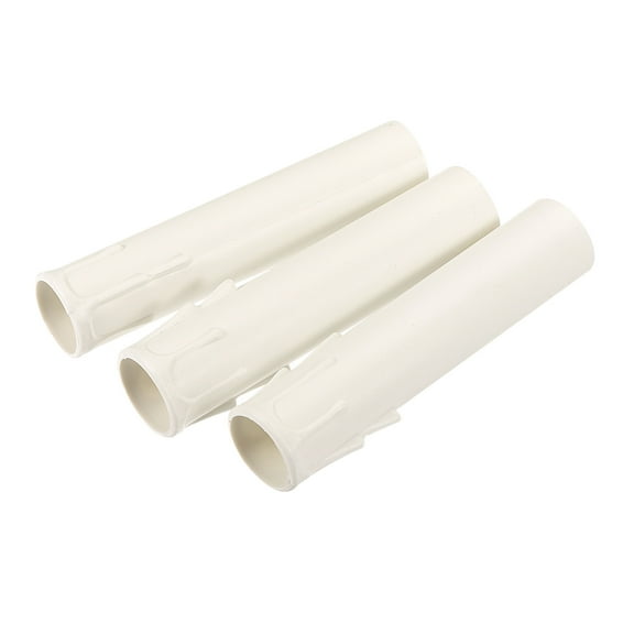 Uxcell E12 Candelabra Base Accessories Candle Light Cover Sleeves, White 6 Pack