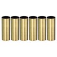 thumbnail image 1 of Uxcell E12 Candle Socket Covers 2.4" Candelabra Base Holder Bronze 6 Pcs, 1 of 5