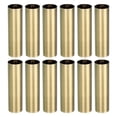 thumbnail image 1 of Uxcell E12 Candle Socket Covers, 3.1 Inch Tall Chandelier Sleeves Candelabra Base Holder, Bronze 12 Pack, 1 of 5