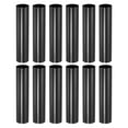 thumbnail image 1 of Uxcell E12 Candle Socket Covers, 3.9 Inch Tall Chandelier Sleeves Candelabra Base Holder, Black 12 Pack, 1 of 5