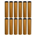 thumbnail image 1 of Uxcell E12 Candle Socket Covers, 3.9 Inch Tall Chandelier Sleeves Candelabra Base Holder, Gold Bronze 12 Pack, 1 of 5