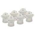 thumbnail image 1 of Uxcell Threaded Light Socket Base 250V E26/E27 58x39mm Screw Thread 41mm Bulb Lamp Holder for LED Retro Pendant Lights White Pack of 10, 1 of 5